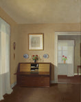 Load image into Gallery viewer, Vintage Art Room Original Interior Oil Painting from Sweden