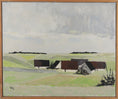 Load image into Gallery viewer, Mid Century Original Farmhouse Oil Painting from Sweden