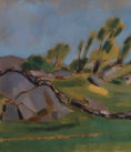 Load image into Gallery viewer, Mid Century Original Landscape Oil Painting From Sweden M Larsson