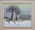 Load image into Gallery viewer, Mid Century Vintage Winterscape From Sweden by E Oldberg