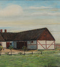 Load image into Gallery viewer, Original Vintage Farmhouse Oil Painting from Sweden