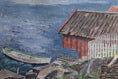 Load image into Gallery viewer, Mid Century Seascape Oil Painting By T Torstensson From Sweden