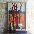 Load image into Gallery viewer, Vintage Art Room Original Landscape Oil Painting by G Turèn Sweden