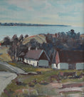 Load image into Gallery viewer, Vintage Coastal Painting by H Lindblom from Sweden
