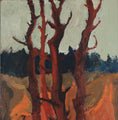 Load image into Gallery viewer, Vintage Art Room Original Landscape Oil Painting by G Turèn Sweden