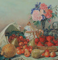 Load image into Gallery viewer, Vintage Art Still Life Original Oil Painting From Sweden 1935