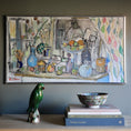Load image into Gallery viewer, Vintage Art Room Original Still Life Oil Painting from Sweden