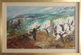 Load image into Gallery viewer, Swedish Mid Century Vintage Art Landscape Oil Painting