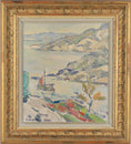 Load image into Gallery viewer, Mid Century Vintage Oil Painting From Sweden