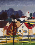 Load image into Gallery viewer, Original Vintage Mid Century Landscape Oil Painting 1959