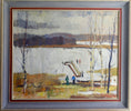 Load image into Gallery viewer, Mid Century Original Oil Painting From Sweden By G Sandberg