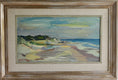 Load image into Gallery viewer, Mid Century Original Coastal Oil Painting From Sweden