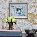 Load image into Gallery viewer, Vintage Art Room Mid Century Original Oil Painting from Sweden