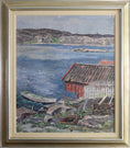 Load image into Gallery viewer, Mid Century Seascape Oil Painting By T Torstensson From Sweden