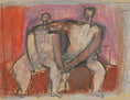 Load image into Gallery viewer, Vintage Art Original figurative Painting From Sweden
