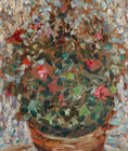 Load image into Gallery viewer, Swedish Vintage Art Floral Oil Painting