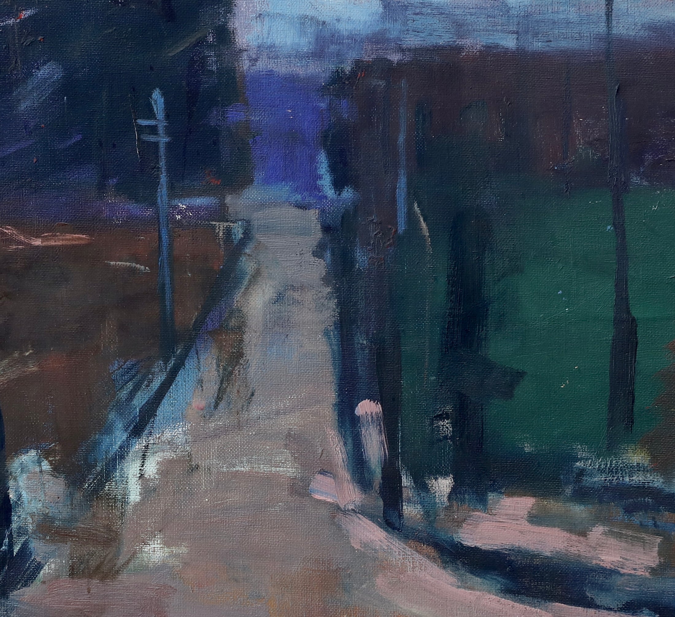 Vintage Art Mid Century Oil Painting By Walterström Sweden