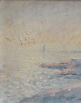 Load image into Gallery viewer, Vintage Art Mid Century Coastal Oil Painting by from Sweden