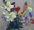 Load image into Gallery viewer, Mid Century Original Still Life Floral Oil Painting Sweden