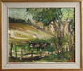 Load image into Gallery viewer, Mid Century Vintage Oil Painting from Sweden by O Wessbohn
