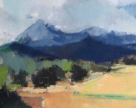 Mid Century Vintage Art Oil Painting By S Wernheden Sweden