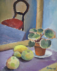Load image into Gallery viewer, Vintage Art Room Original interior Oil Painting Sweden 1945