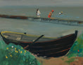 Load image into Gallery viewer, Vintage Art Original Oil Painting From Sweden
