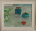 Load image into Gallery viewer, Swedish Vintage Mid Century Art Still Life Oil Painting