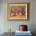 Load image into Gallery viewer, Mid Century Original Landscape Oil Painting From Sweden by A Nilsson