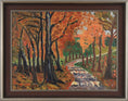 Load image into Gallery viewer, Vintage Art Room Landscape Oil Painting From Sweden