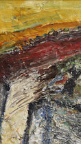 Load image into Gallery viewer, Original Vintage Abstract Landscape Oil Painting from Sweden