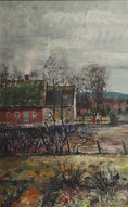 Load image into Gallery viewer, Original Vintage Farmhouse Oil Painting from Sweden 1935