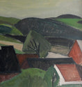 Load image into Gallery viewer, Mid Century Landscape Oil Painting By A Erwö Sweden