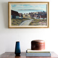 Load image into Gallery viewer, Vintage Coastal Painting by H Lindblom from Sweden