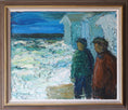 Load image into Gallery viewer, Vintage Mid Century Expressionist Oil Painting from Sweden
