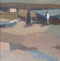 Load image into Gallery viewer, Mid Century Original Coastal Oil Painting From Sweden