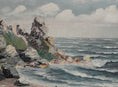 Load image into Gallery viewer, Vintage Coastal Painting by from Sweden by Lindström