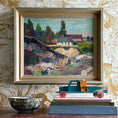 Load image into Gallery viewer, Mid Century Original Landscape Oil Painting By K Ohlsson Sweden