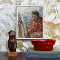 Load image into Gallery viewer, Mid Century Original Vintage Oil Painting from Sweden
