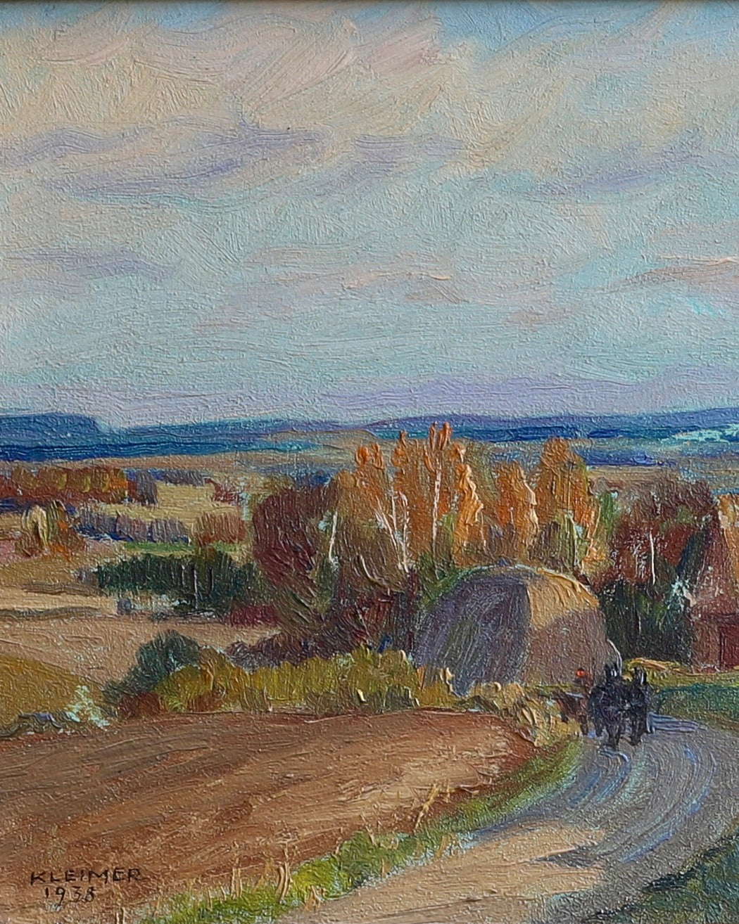 Vintage Oil Painting From Sweden by A Kleimer 1938