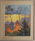 Load image into Gallery viewer, Oil Painting Vintage Mid Century From Sweden By O Gustafson 1956
