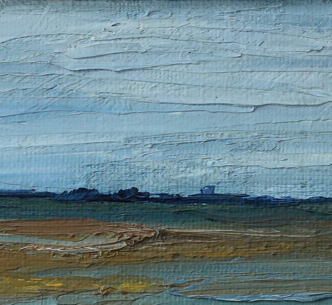 Mid Century Vintage Oil Painting From Sweden by Y Majvall