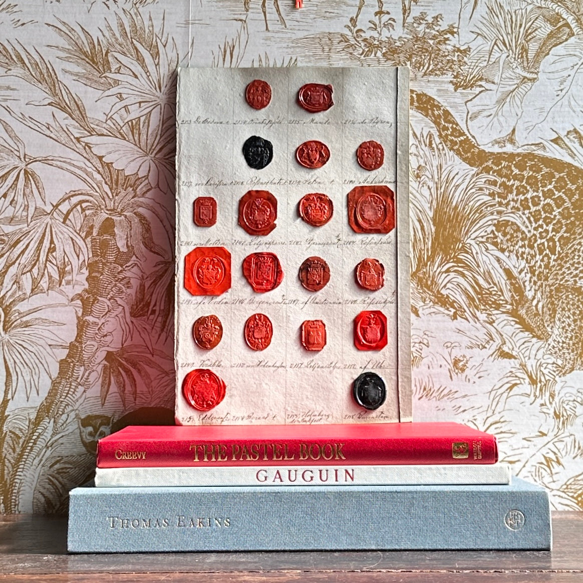 Heraldic Wax Seals From Sweden