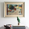 Load image into Gallery viewer, Vintage Mid Century Oil Painting by I Linder from Sweden