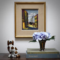 Load image into Gallery viewer, Original Vintage Art Harbor Oil Painting From Sweden