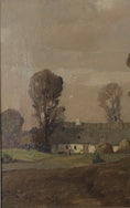 Load image into Gallery viewer, Original Vintage Farmhouse Oil Painting from Sweden 1938