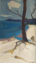 Load image into Gallery viewer, Vintage Mid Century Landscape Oil Painting By E W Persson Sweden