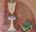 Load image into Gallery viewer, Vintage Mid Century Still Life Oil Painting From Sweden