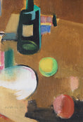 Load image into Gallery viewer, Mid Century Vintage Still Life Painting by G Lodström from Sweden
