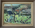 Load image into Gallery viewer, Vintage Art Mid Century Oil Painting By L Hall Sweden